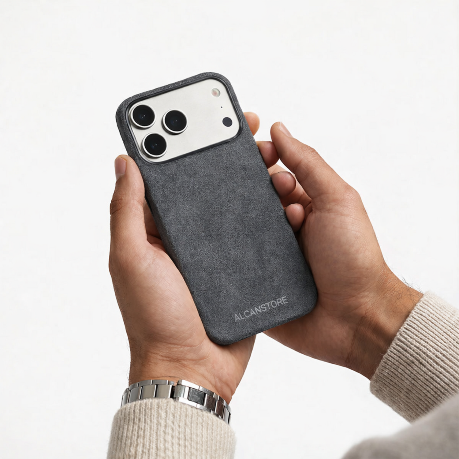 Alcantara telefoonhoesjes