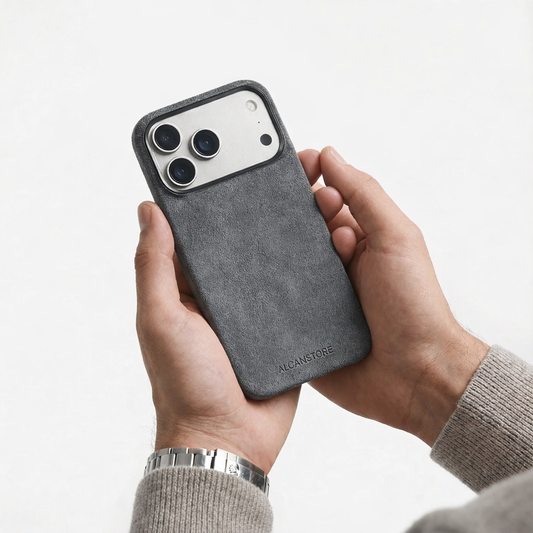 iPhone Alcantara Case - Space Grey