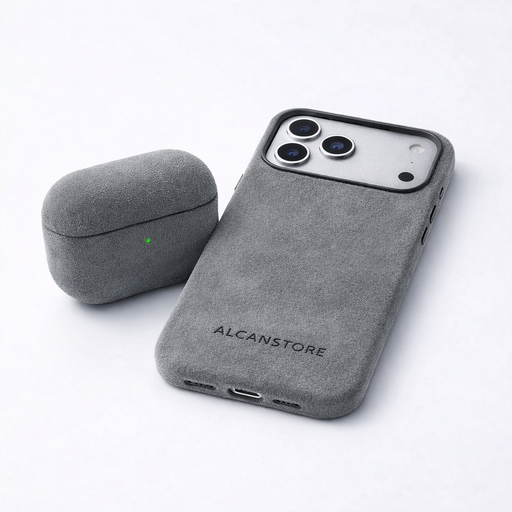 iPhone Alcantara Case - Nardo Grey