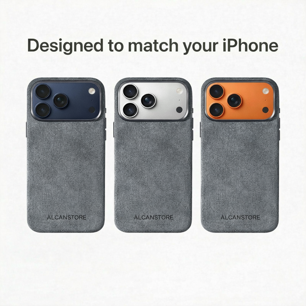 iPhone Alcantara Case - Nardo Grey