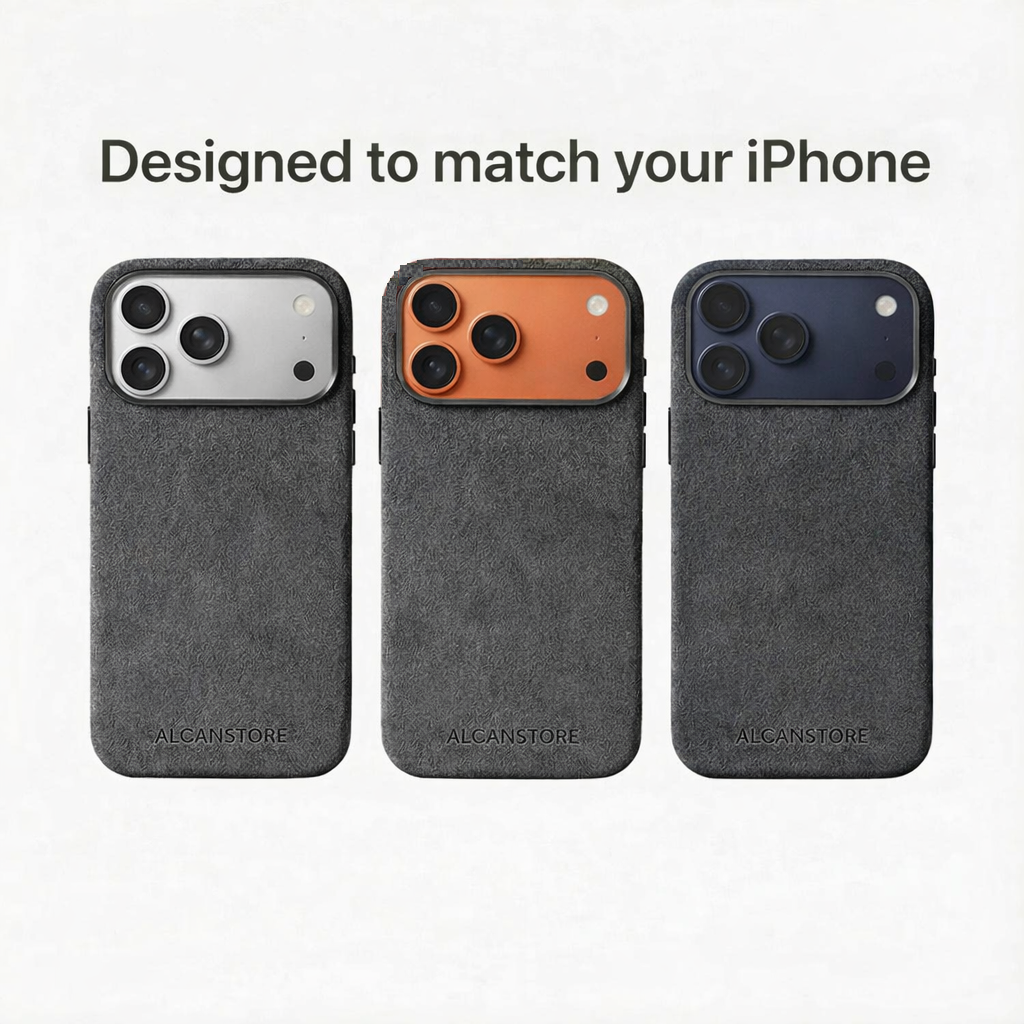 iPhone Alcantara Case - Space Grey